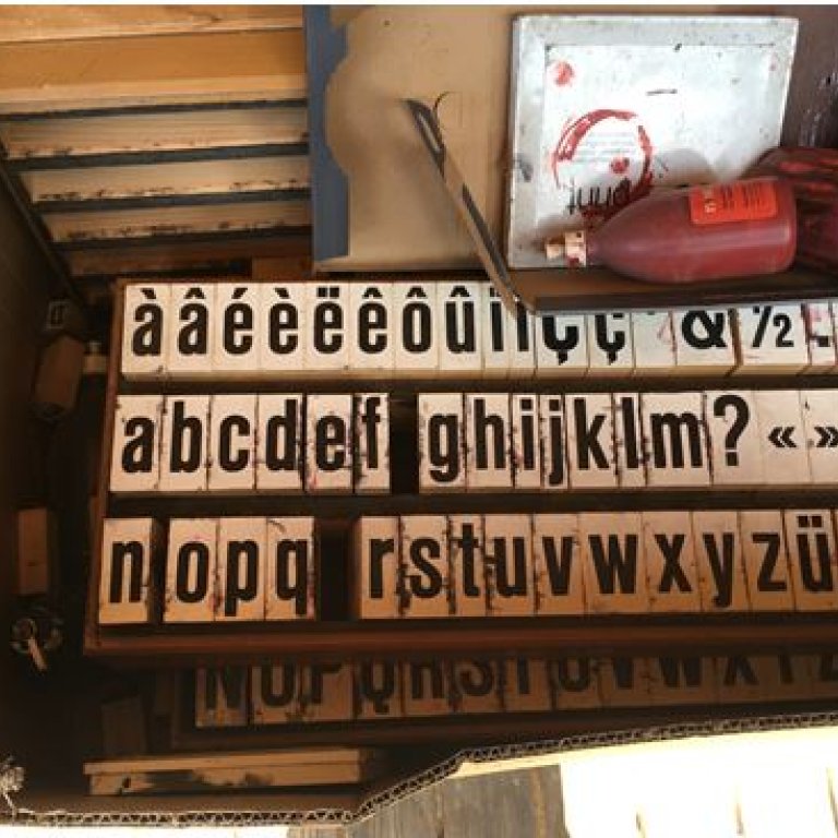 Schriftsetzten